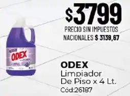 Diarco Odex limpiador de piso oferta
