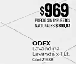 Diarco Odex lavandina lavanda oferta