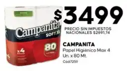Diarco Campanita papel higiénico max 4 oferta