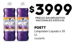 Diarco Poett limpiador liquido oferta