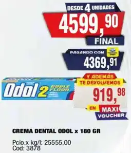 Maxiconsumo Odol 2 crema dental oferta