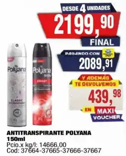 Maxiconsumo Polyana antitranspirante oferta