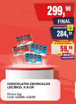 Maxiconsumo Chocolatin georgalos oferta