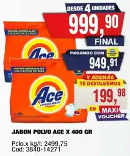 Maxiconsumo Ace jabon polvo oferta
