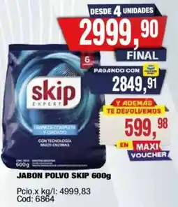 Maxiconsumo Skip jabon polvo oferta