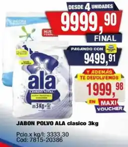 Maxiconsumo Ala jabon polvo clasico oferta