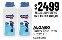 Diarco Algabo talco talquera oferta