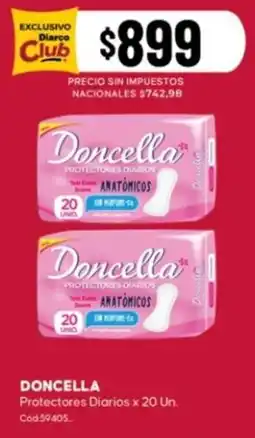 Diarco Doncella protectores diarios oferta