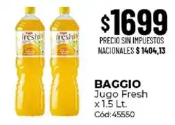 Diarco Baggio jugo fresh oferta