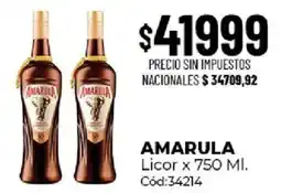Diarco Amarula licor oferta