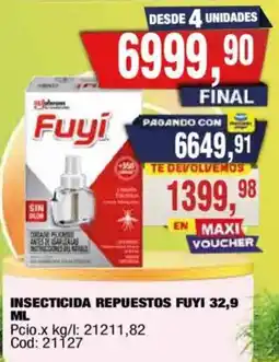 Maxiconsumo Fuyi insecticida repuestos oferta