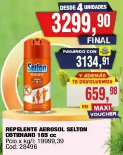Maxiconsumo Selton repelente oferta