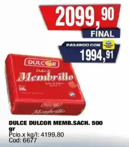 Maxiconsumo Dulcor dulce de membrillo oferta