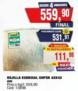 Maxiconsumo Especial rejilla esencial super oferta