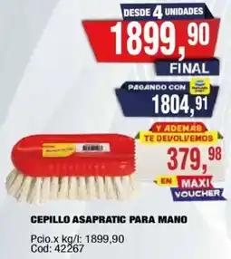 Maxiconsumo Asapratric cepillo para mano oferta