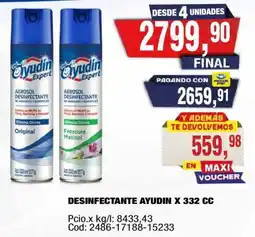 Maxiconsumo Ayudin desinfectante oferta