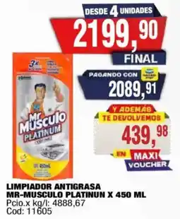 Maxiconsumo Mr Musculo limpiador antigrasa oferta