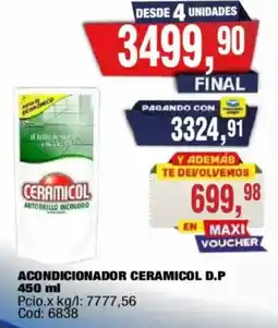 Maxiconsumo Ceramicol acondicionador ceramicol d.p. oferta