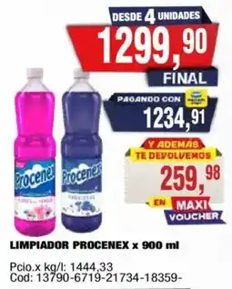 Maxiconsumo Procenex limpiador oferta