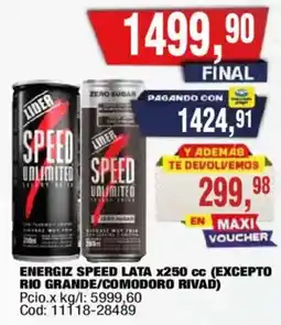 Maxiconsumo Lider speed unlimited oferta