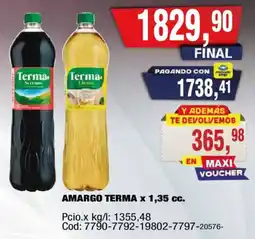 Maxiconsumo Terma amargo oferta