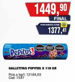 Maxiconsumo Pepitos! galletitas oferta