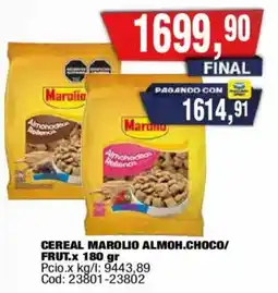 Maxiconsumo Marolio cereal almoh.choco/frut oferta