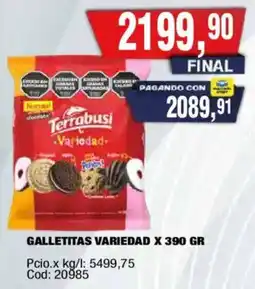 Maxiconsumo Terrabusi galletitas variedad oferta