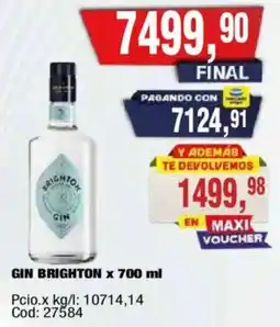 Maxiconsumo Brighton gin oferta