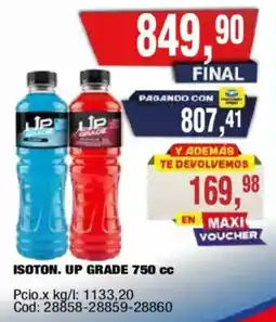Maxiconsumo Isoton up grade oferta
