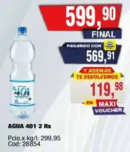 Maxiconsumo Agua 401 oferta