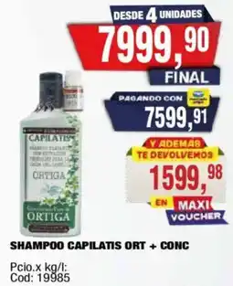 Maxiconsumo Capilatis shampoo ort + conc oferta