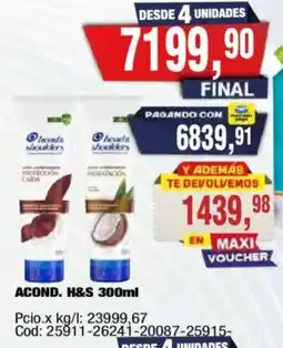 Maxiconsumo Heart & shoulders acondicionador oferta
