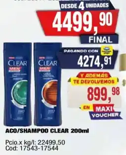 Maxiconsumo Clear shampoo oferta