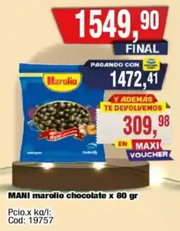 Maxiconsumo Marolio mani chocolate oferta