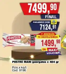 Maxiconsumo Mantecon clásica oferta