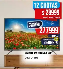 Maxiconsumo Smart tv noblex 32" oferta