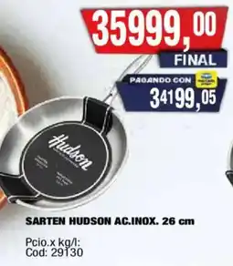 Maxiconsumo Hudson sarten ac.inox oferta