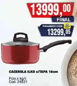 Maxiconsumo Ilko cacerola c/tapa oferta