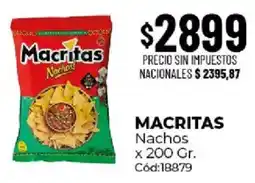 Diarco Macritas nachos oferta