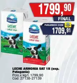 Maxiconsumo Armonia leche larga vida oferta