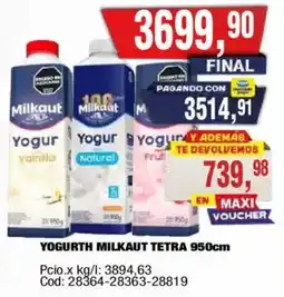 Maxiconsumo Milkaut yogur oferta