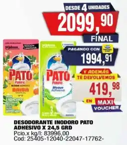 Maxiconsumo Pato desodorante inodoro adhesivo oferta