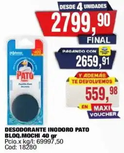 Maxiconsumo Pato desodorante inodoro oferta