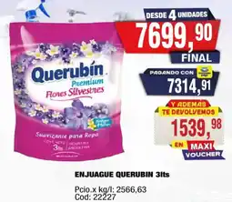 Maxiconsumo Querubín suavizante para ropa oferta