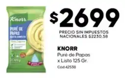 Diarco Knorr puré de papas oferta