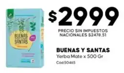 Diarco Buenas y santas yerba mate oferta