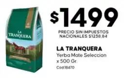 Diarco La tranquera yerba mate seleccion oferta