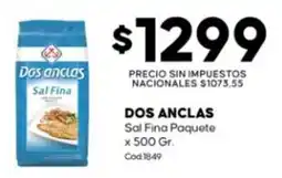 Diarco Dos anclas sal fina oferta
