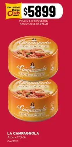 Diarco La campagnola atún en aceite oferta